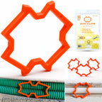 DUO CLIPS Extra Strong 22–50 mm Kabelhalter Universal Schlaufendübel | Kabelclip, Dübelklemmschelle, für Leitungen und Rohre