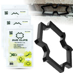 DUO CLIPS 3-Pack Universal 22–50 mm Kabelhalter 300 Stück | Kabelclip, Kabelbefestigung, Clip für Kabel, Halterung für Leitungen und Rohre (Kopia)