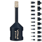 FERRATI Vitale Diamant Fliesenbohrer M14 Segmenthöhe 11mm | Pro Diamantbohrer Lochsäge für Fliesen Keramik Marmor Travertin Naturstein | nasse & trockene andwendung