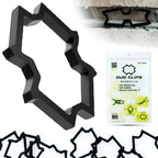 DUO CLIPS Universal 22–50 mm Kabelhalter 100 Stück | Kabelclip, Kabelbefestigung, Clip für Kabel, Halterung für Leitungen und Rohre