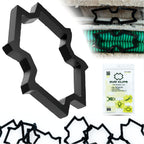 DUO CLIPS Universal 22–50 mm Kabelhalter 100 Stück | Kabelclip, Kabelbefestigung, Clip für Kabel, Halterung für Leitungen und Rohre