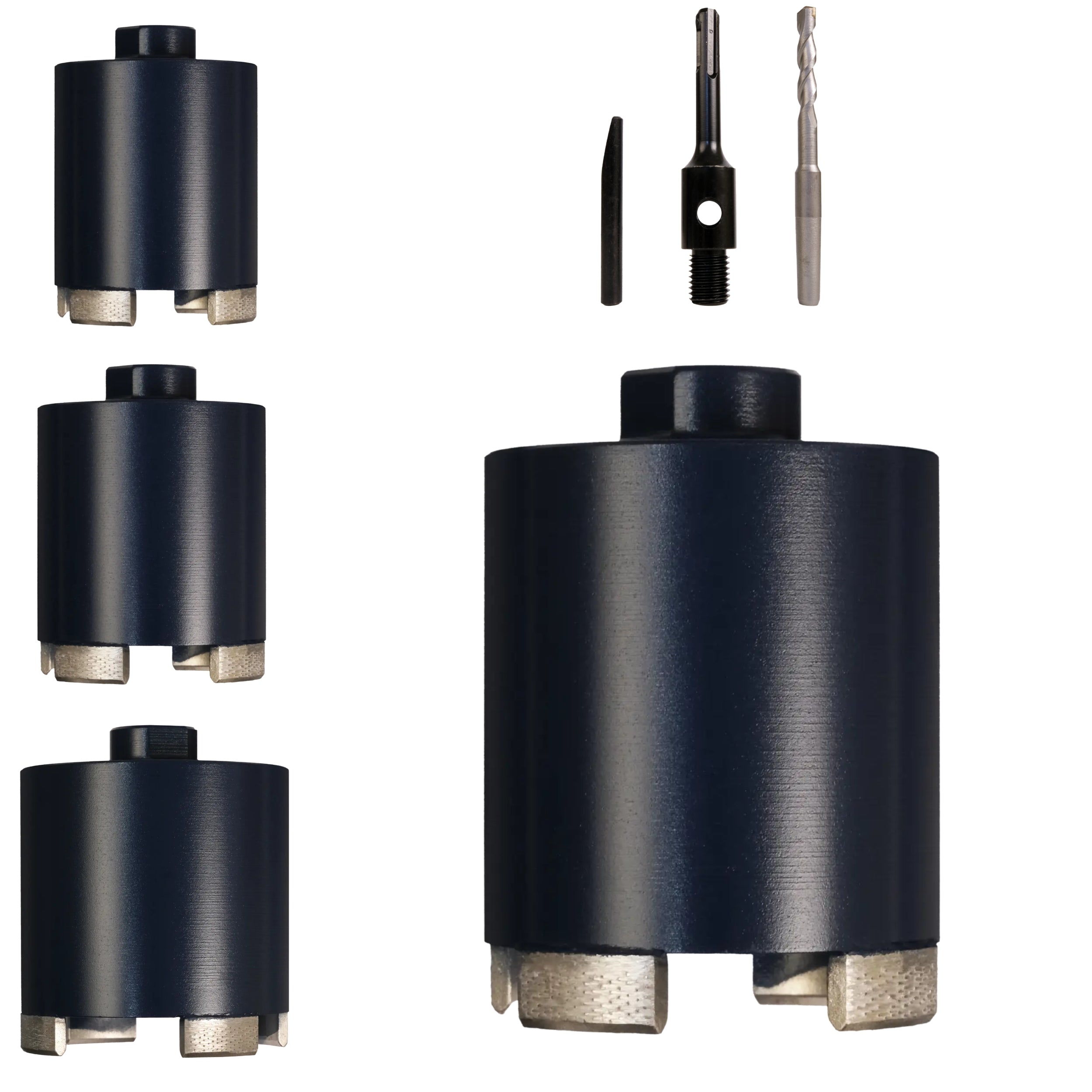 FERRATI Diamantbohrer für Beton M16/SDS+ Segmentdicke 3.5mm | Diamant Bohrer Lochsäge für Schalungsstein Betonfertigteile Hohlziegel Altbeton Betonsteine Porenbeton | trockene andwendung