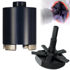 FERRATI Diamantbohrer ∅ 68 mm M16/SDS+ mit SCROBER Universal Schneidbohrer für Unterputzdose ∅ 65 mm SET | Diamant Bohrer Lochsäge | trockene andwendung