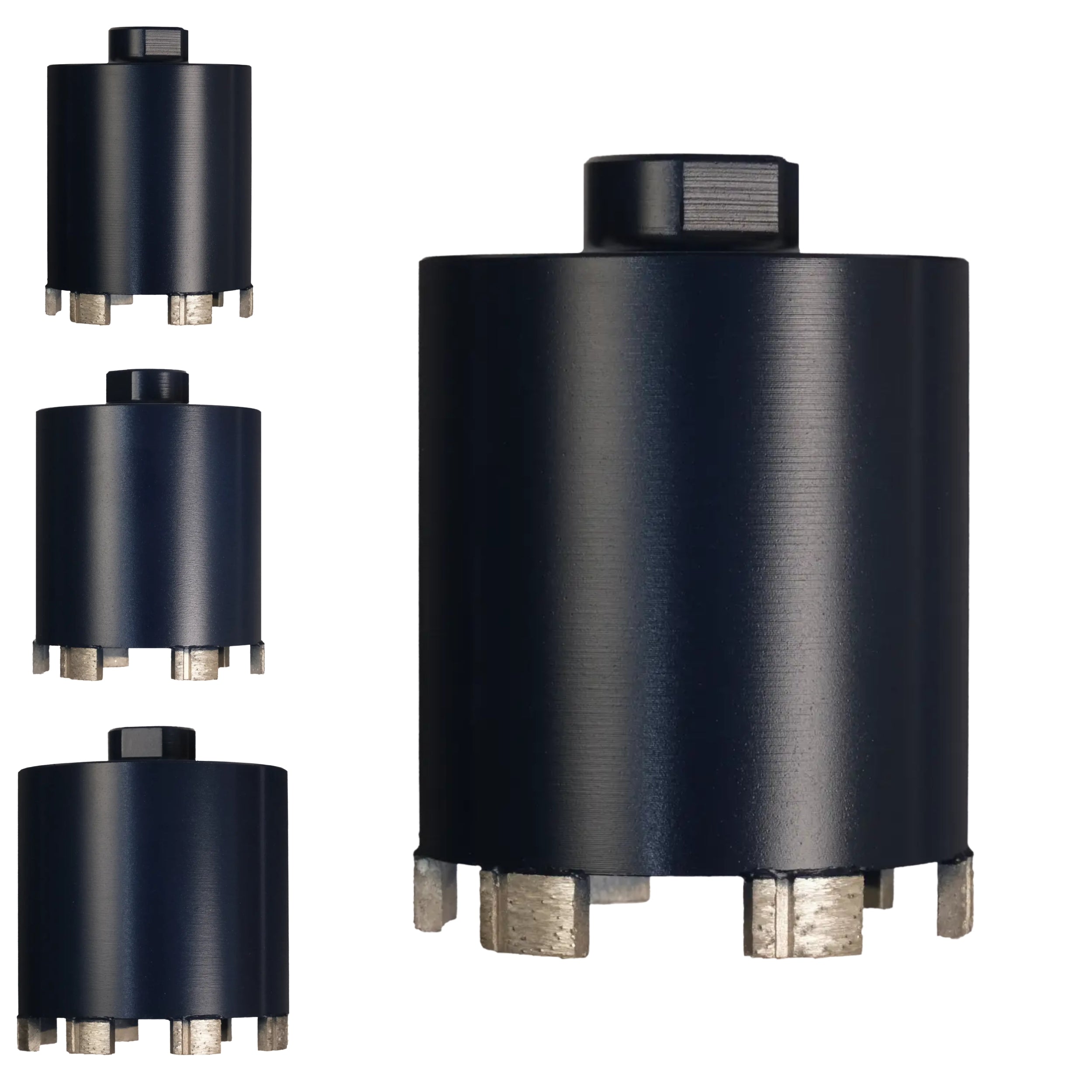 FERRATI Diamantbohrer für Beton M16/SDS+ Segmentdicke 3.5mm | Diamant Bohrer Lochsäge für Schalungsstein Betonfertigteile Hohlziegel Altbeton Betonsteine Porenbeton | trockene andwendung