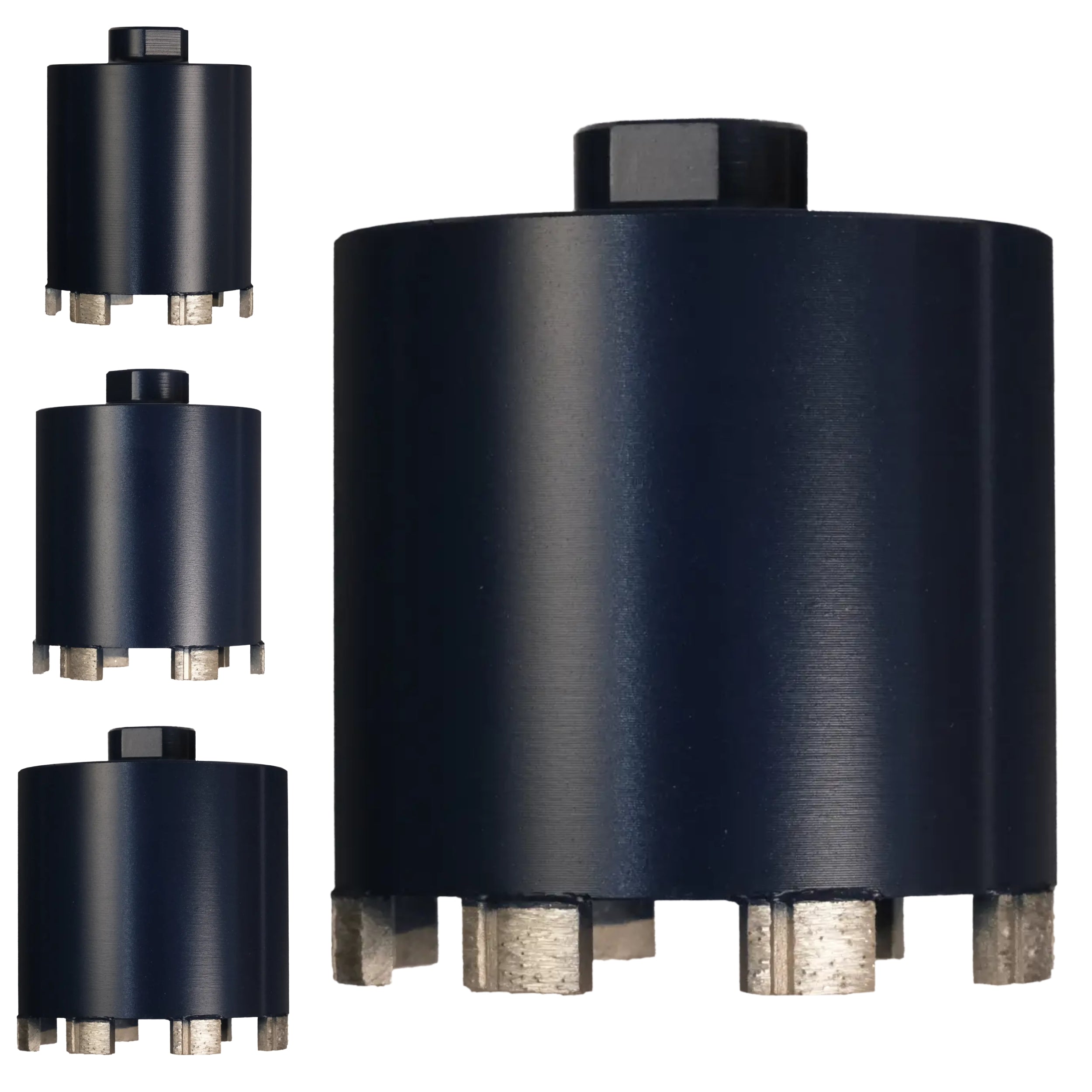 FERRATI Diamantbohrer für Beton M16/SDS+ Segmentdicke 3.5mm | Diamant Bohrer Lochsäge für Schalungsstein Betonfertigteile Hohlziegel Altbeton Betonsteine Porenbeton | trockene andwendung