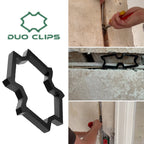 DUO CLIPS Universal 22–50 mm Kabelhalter 100 Stück | Kabelclip, Kabelbefestigung, Clip für Kabel, Halterung für Leitungen und Rohre